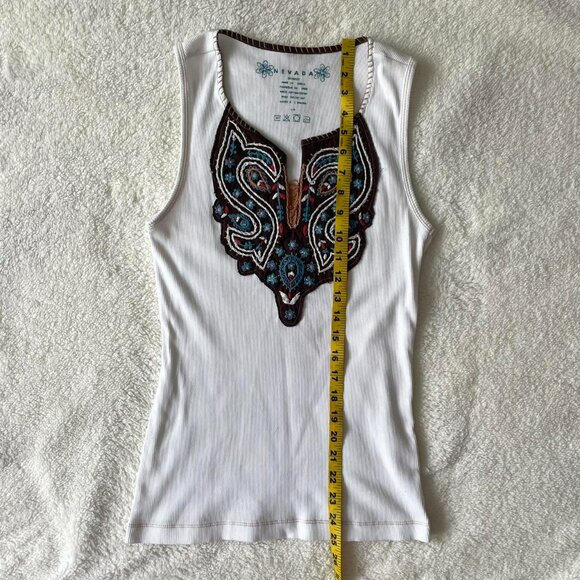 Nevada Embroidered Tank - Picture 5 of 7